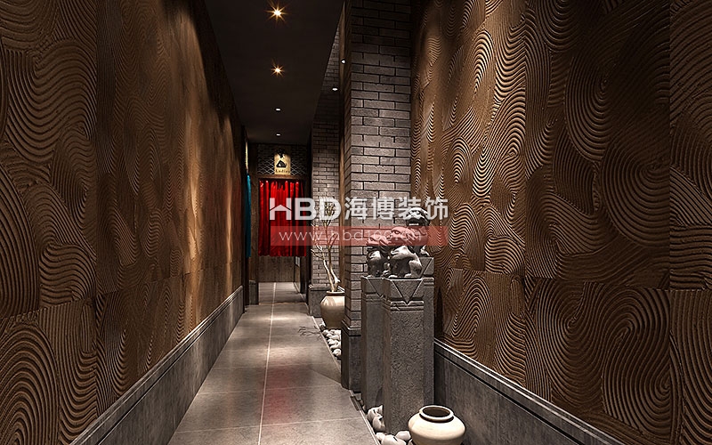 餐廳裝修設(shè)計,川菜館裝修設(shè)計,川味火鍋餐廳裝修設(shè)計,海博裝飾.jpg