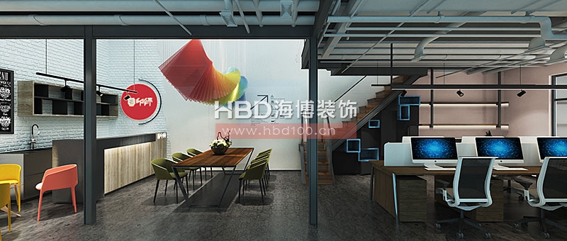 創(chuàng)意辦公室,loft風格辦公室裝修,廣州裝修設計公司,辦公室設計.jpg